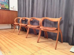 Stühle von A. Sibau, Italien, 1980er, 4er Set