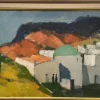 Stig Wernheden, Landschaft, 1960er, Öl auf Leinwand, gerahmt
