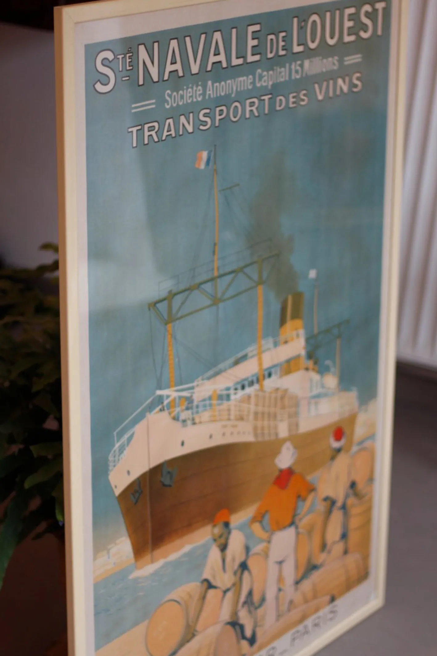 St. Navale of The West Transport Wines Poster von Sandy Hook, 1930er