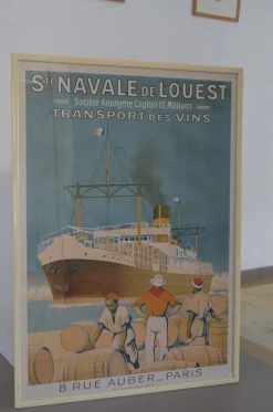 St. Navale of The West Transport Wines Poster von Sandy Hook, 1930er