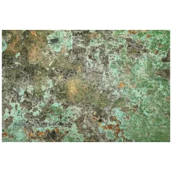 Stone Column und Carved and Patinated Wood