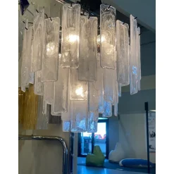 Strips Alabaster Listelli Murano Glas Kronleuchter von Simoeng