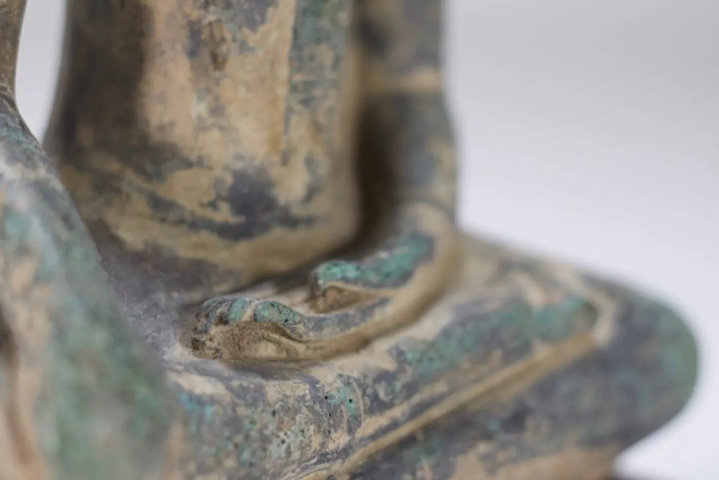 Sukhothai Buddha Büste, 1800er, Bronze