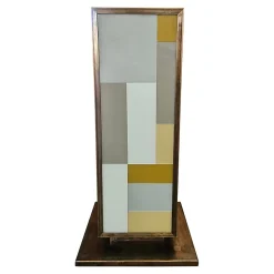 Säulen aus Messing & Muranoglas, 1980er, 2er Set