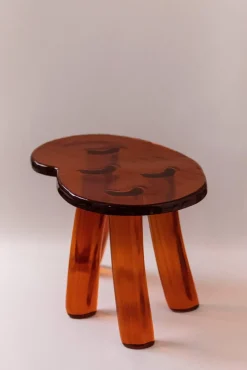 Sunburst Lung 2.0 Beistelltisch aus handgeschichtetem Harz von Szymon Keller