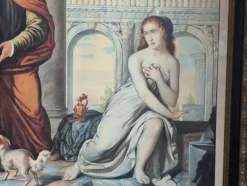 Susanna und die Älteren, Tempera und Aquarell auf Papier, 19. Jh.