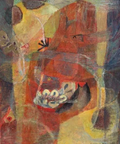 Suzanne Jean, Fonds Marins, 1952, Ölgemälde auf Leinwand