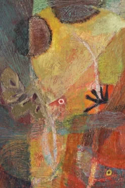 Suzanne Jean, Fonds Marins, 1952, Ölgemälde auf Leinwand