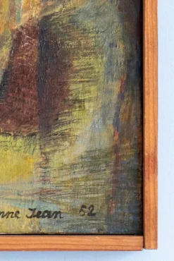 Suzanne Jean, Fonds Marins, 1952, Ölgemälde auf Leinwand