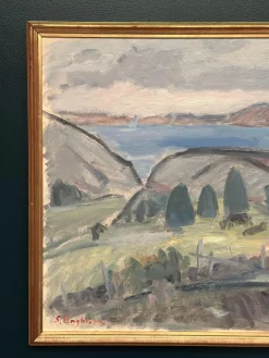Sven Engblom, Landschaft, 1960er, Öl auf Leinwand