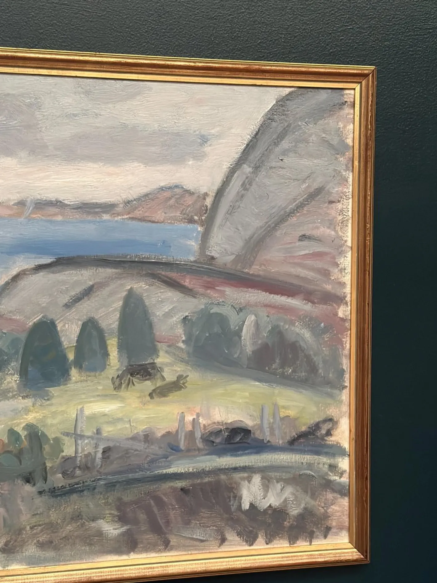 Sven Engblom, Landschaft, 1960er, Öl auf Leinwand