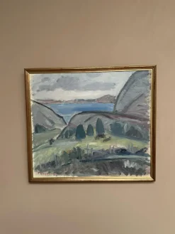 Sven Engblom, Landschaft, 1960er, Öl auf Leinwand