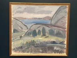 Sven Engblom, Landschaft, 1960er, Öl auf Leinwand