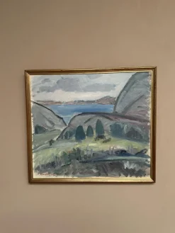Sven Engblom, Landschaft, 1960er, Öl auf Leinwand