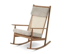 Swing Schaukelstuhl aus Moonlight Schaffell von Warm Nordic
