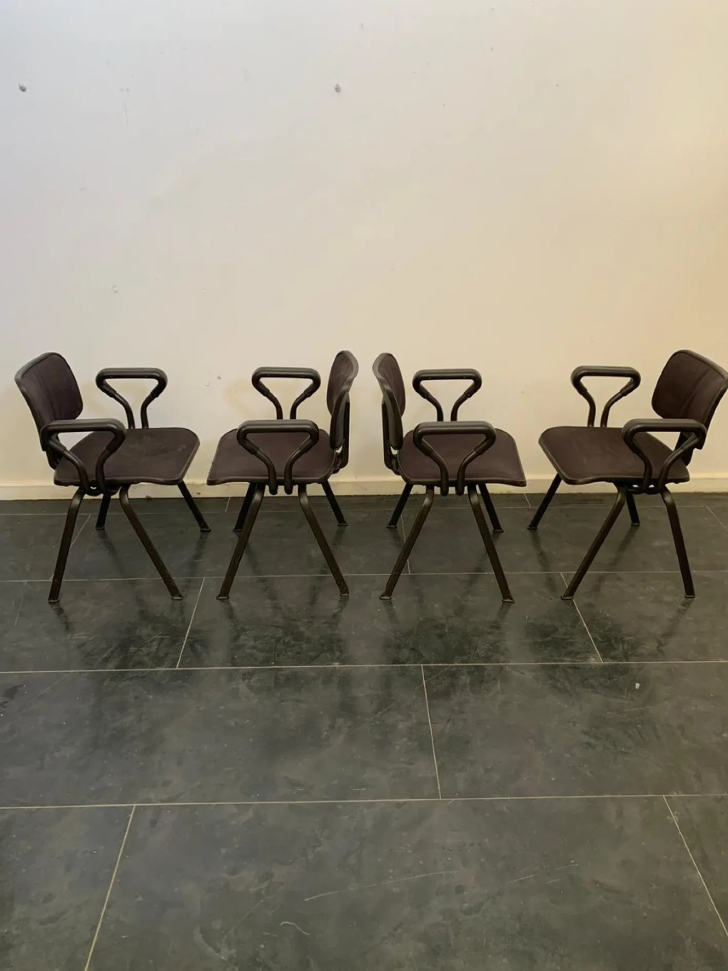 Synthesis Series Edys Stühle von Ettore Sottsass für Olivetti, 1970er, 4er Set