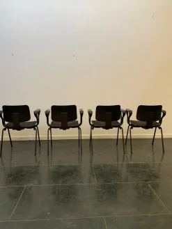 Synthesis Series Edys Stühle von Ettore Sottsass für Olivetti, 1970er, 4er Set