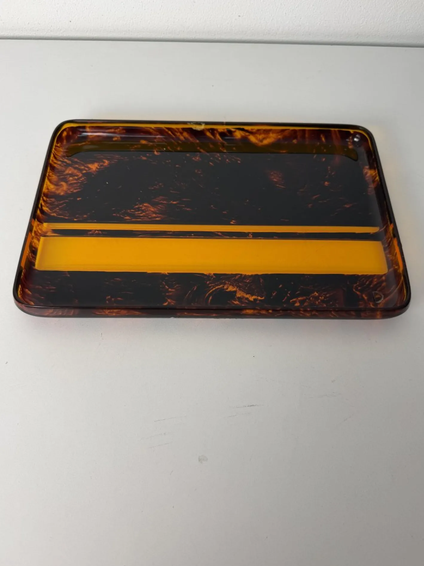 Tablett aus Acrylglas von Guzzini, Italien, 1970