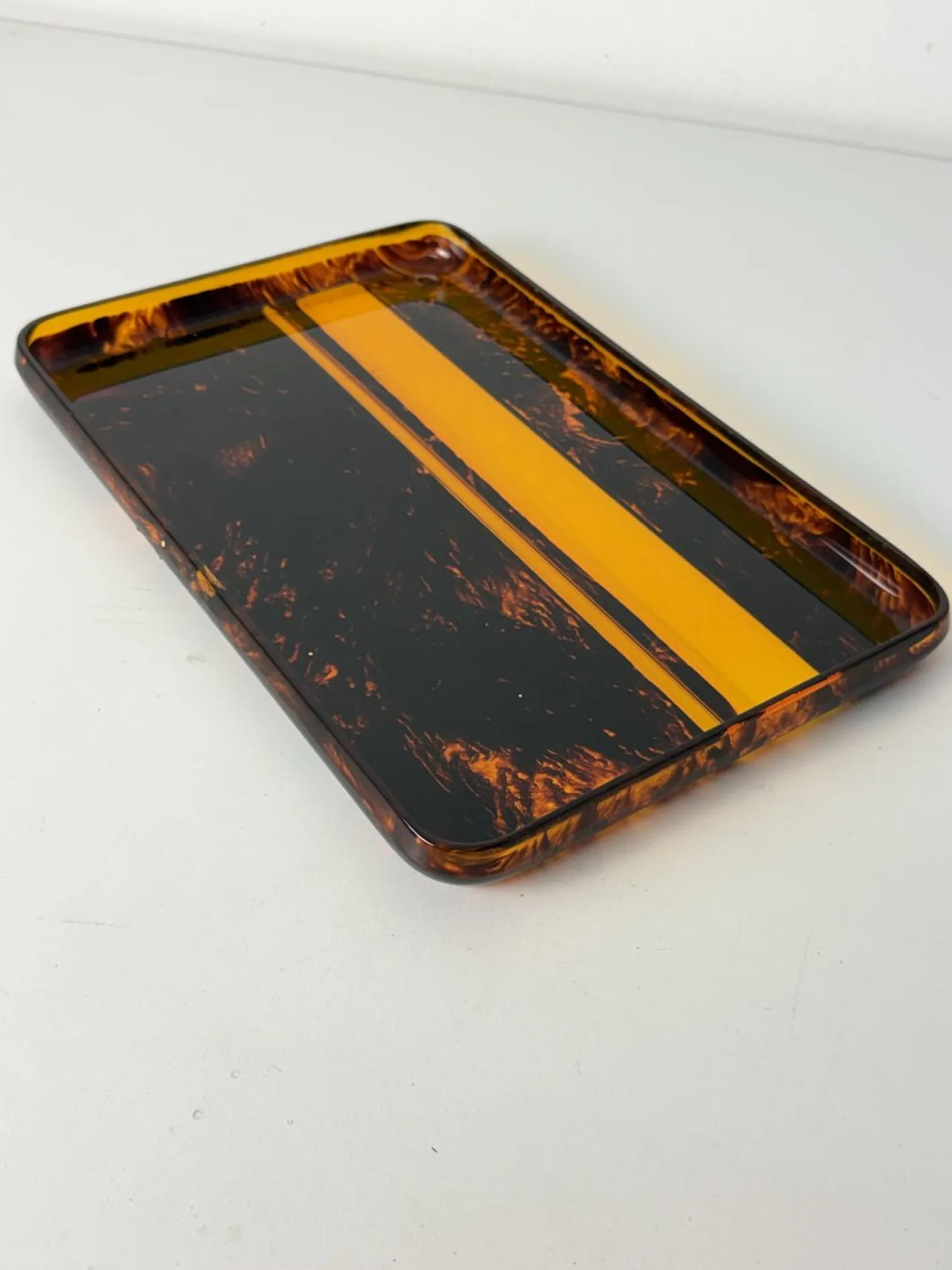 Tablett aus Acrylglas von Guzzini, Italien, 1970