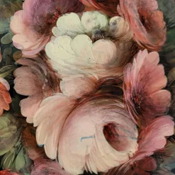 Tablett mit Blumen Rosen und Pfingstrosen, Napoleon Iii, S. Xix France