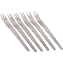 Tafelgabeln aus Edelstahl von Arne Jacobsen für Anton Michelsen, 1960er, 6er Set