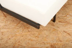 Tagesbett aus Schwarz Lackiertem Metall, 1950er