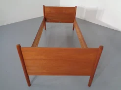 Teak Einzelbett von Børge Mogensen für Søborg Møbelfabrik, 1960er