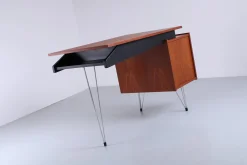 Teak Hairpin Schreibtisch von Tijsseling Nijkerk, 1950er
