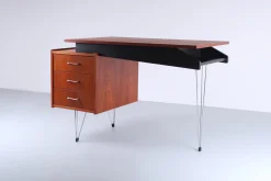 Teak Hairpin Schreibtisch von Tijsseling Nijkerk, 1950er