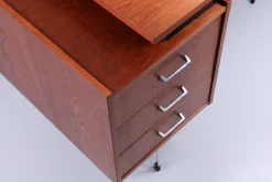 Teak Hairpin Schreibtisch von Tijsseling Nijkerk, 1950er