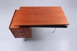 Teak Hairpin Schreibtisch von Tijsseling Nijkerk, 1950er