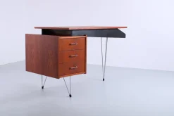 Teak Hairpin Schreibtisch von Tijsseling Nijkerk, 1950er