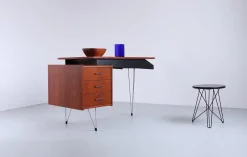 Teak Hairpin Schreibtisch von Tijsseling Nijkerk, 1950er