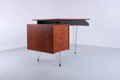 Teak Hairpin Schreibtisch von Tijsseling Nijkerk, 1950er