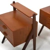 Teak Nachttische von Sigfred Omann für Ølholm, 1960er, 2er Set