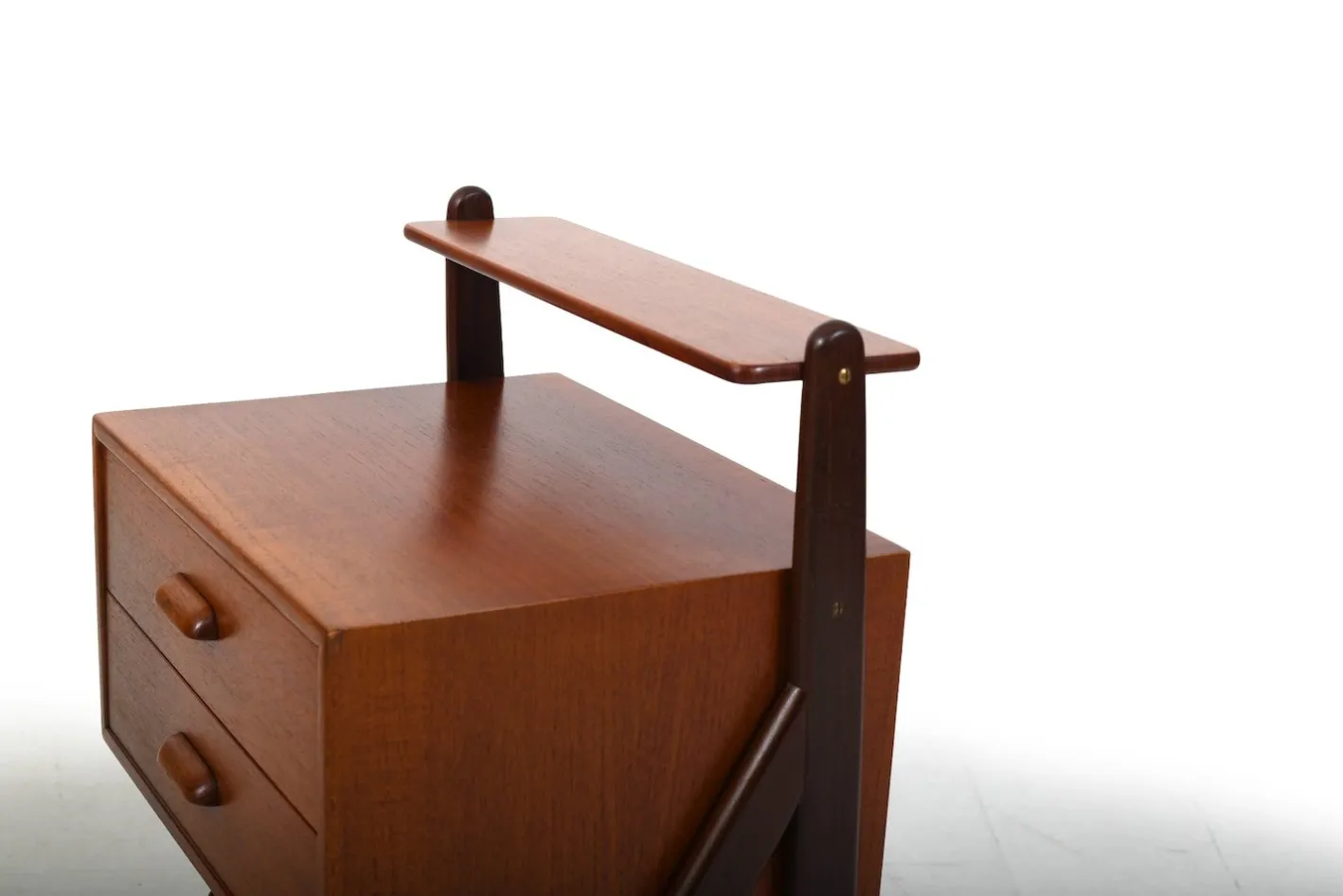 Teak Nachttische von Sigfred Omann für Ølholm, 1960er, 2er Set