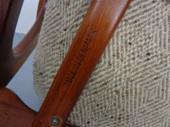 Teak Schaukelstuhl von Aage Christiansen für Erhardsen & Andersen, Dänemark, 1960er