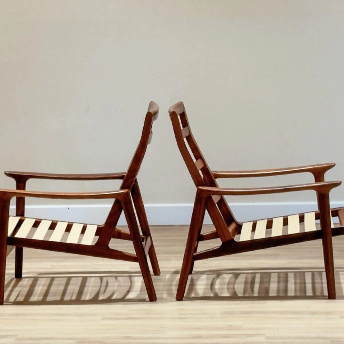 Teak Sessel von Guy Rogers, 1960, 2er Set