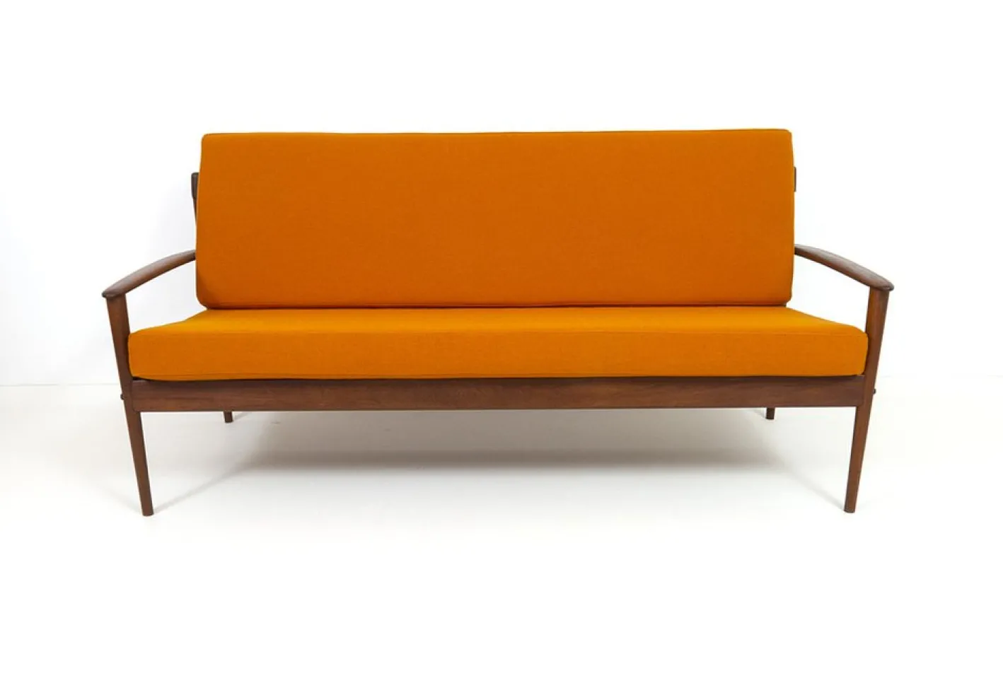 Teak Sofa von Grete Jalk für Poul Jeppesen