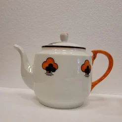 Teeservice aus Polychromem Porzellan, Japan, 1960er, 15 Set