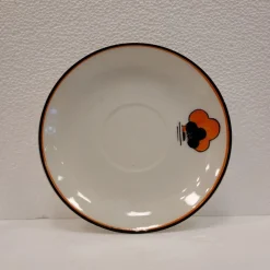 Teeservice aus Polychromem Porzellan, Japan, 1960er, 15 Set