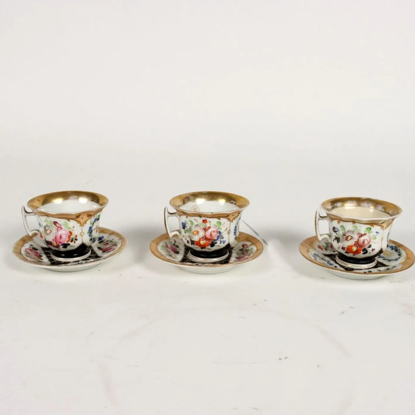 Teeservice aus Porzellan, 6 Set