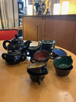 Teeservice von Keraluc, 1950er, 10er Set