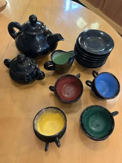 Teeservice von Keraluc, 1950er, 10er Set