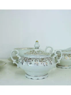 Teeservice von Wunsiedel, Deutschland, 1950er, 9 . Set