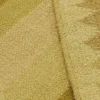 Teppich im Skandinavischen Stil mit geometrischen Mustern in Gold und Chartreuse von Rug&Kilim