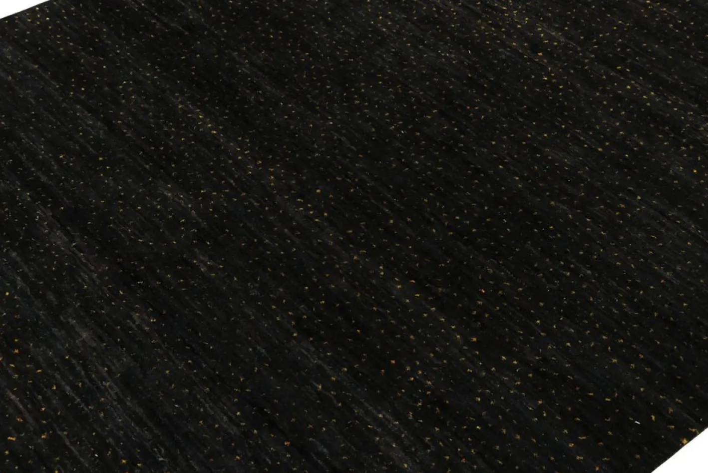 Teppich in Schwarz mit goldenem Punktmuster von Rug&Kilim