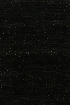 Teppich in Schwarz mit goldenem Punktmuster von Rug&Kilim