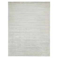 Teppich in Struktursilber von Rug&Kilim