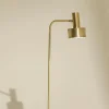 TF310 Stehlampe aus satiniertem Messing von Daluce